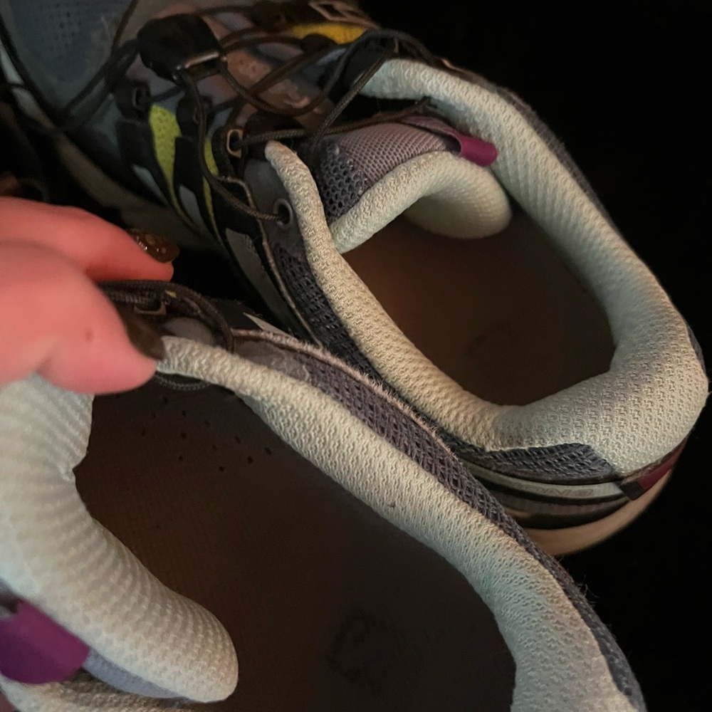 Salomon Gray and Yellow Women's Sneakers - Picture 5 of 5